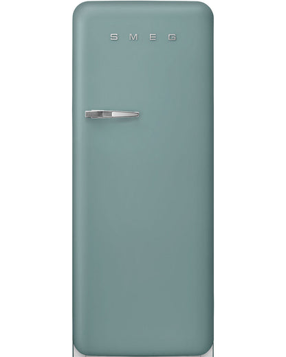 Free Standing Refrigerator- 50’s Style, Matte Emerald Green
