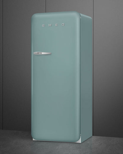Free Standing Refrigerator- 50’s Style, Matte Emerald Green