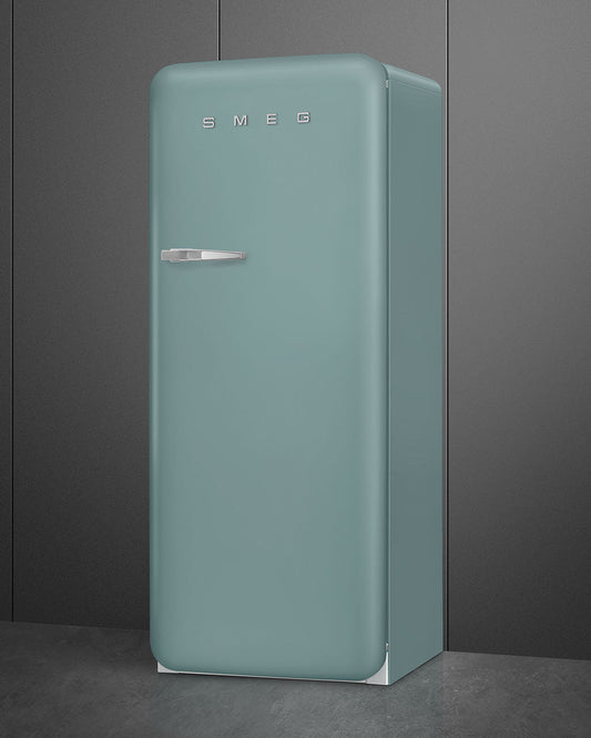 Free Standing Refrigerator- 50’s Style, Matte Emerald Green