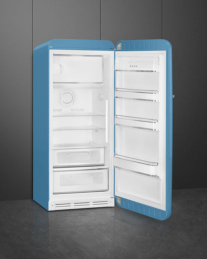 Free Standing Refrigerator- 50’s Style, Matte Light Blue