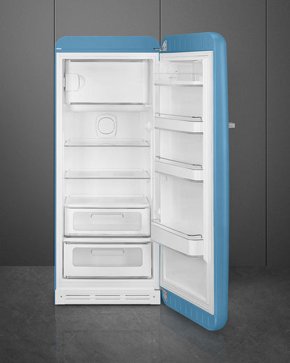 Free Standing Refrigerator- 50’s Style, Matte Light Blue