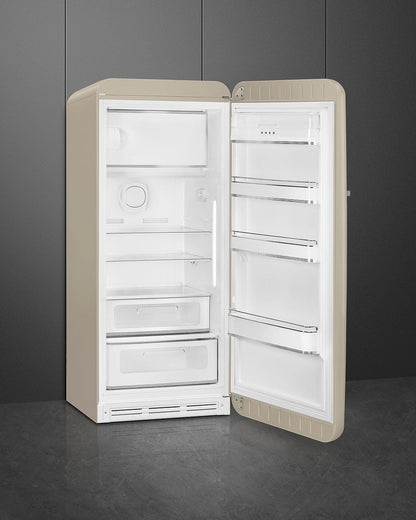 Free Standing Refrigerator- 50’s Style, Matte Perfect Pale