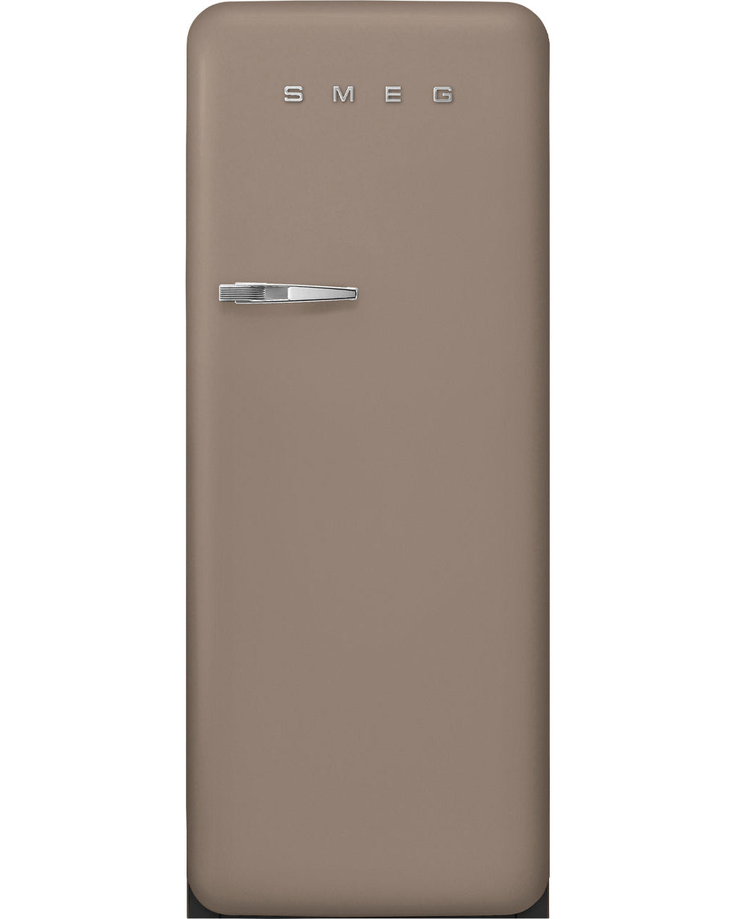 Free Standing Refrigerator- 50’s Style, Matte Taupe