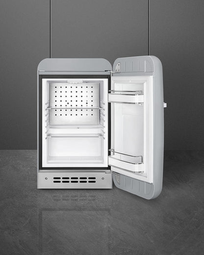 Minibar Cooler (Fab5) – 50’s Style, Silver