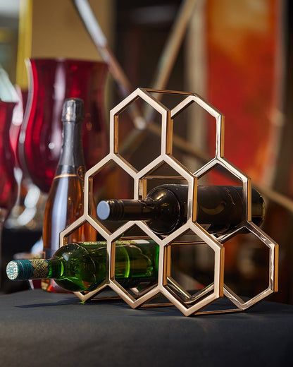 Honeycomb Wine Rack (Bronze) Online