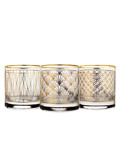 Coco Gold Tumblers, Set of 6