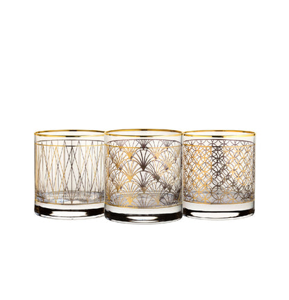 Coco Gold Tumblers, Set of 6