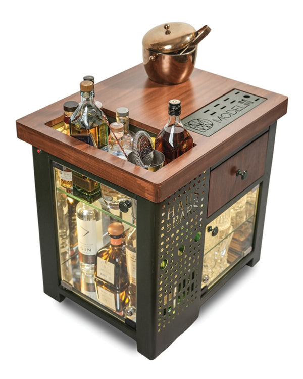 HAUS OF BARS Model M Mini Bar in Royal Green