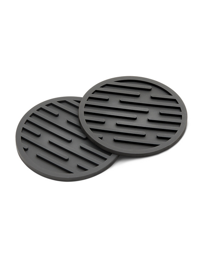 GlasKart's Silicone Coasters (Black)