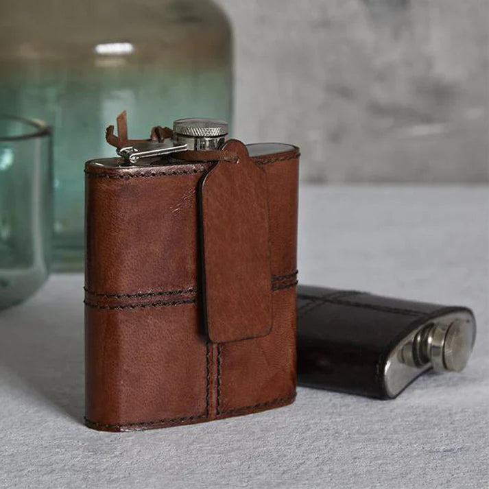 Leather Hip Flask