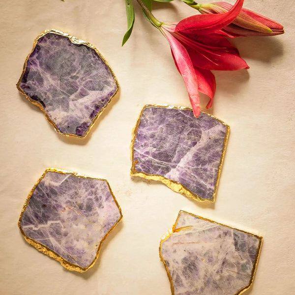 Amethyst Coasters