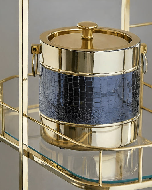 Elegance Ice Bucket, Chocolate Brown