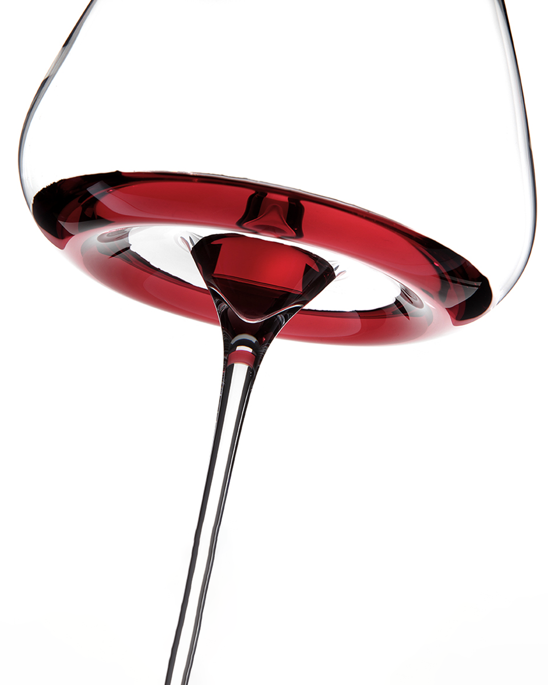 Intense Red Wine Glass