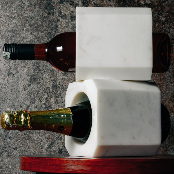 Square Marble Wine Bottle Holder Online