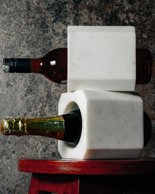 Square Marble Wine Bottle Holder Online