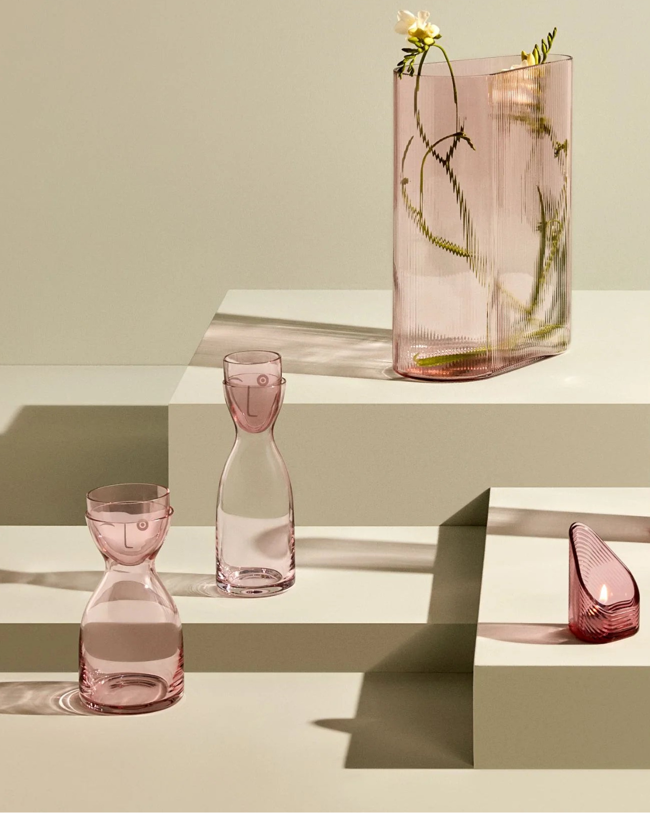 Mr. & Mrs. Night Tall, Pink