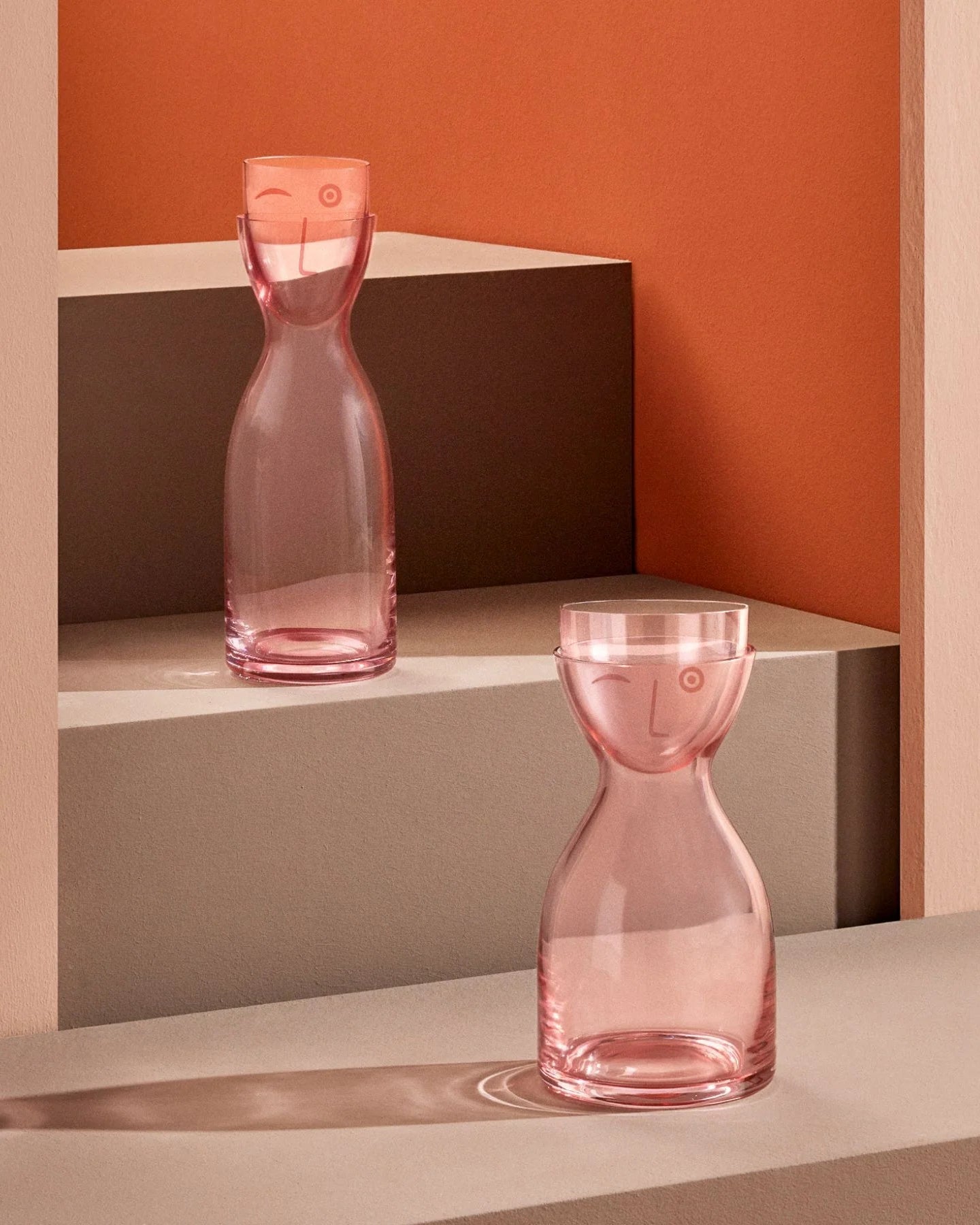 Mr. & Mrs. Night Tall, Pink