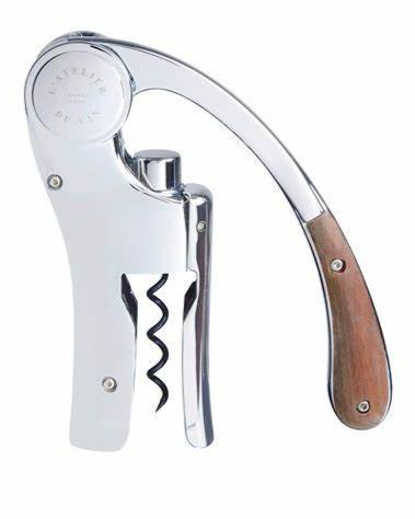 Oeno Motion Wood & Chrome Vertical Lever Corkscrew