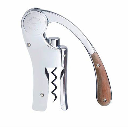 Oeno Motion Wood & Chrome Vertical Lever Corkscrew