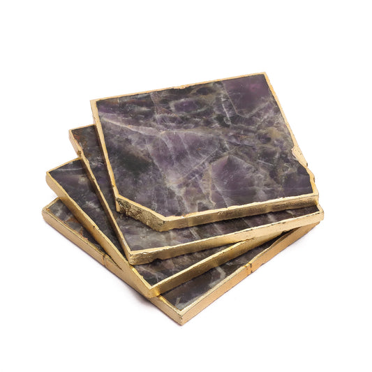 Amethyst Coasters