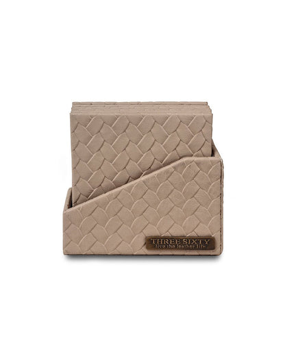 Entwine Coasters, Beige