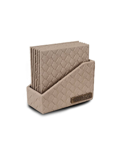 Entwine Coasters, Beige