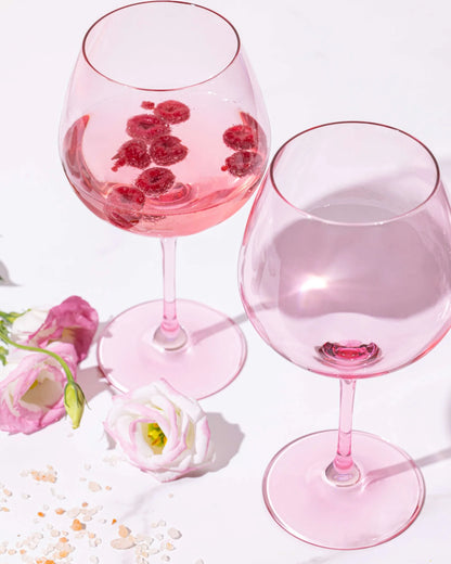 Peonies Pink Goblet