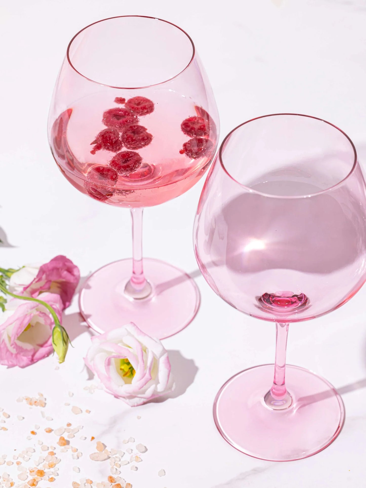 Peonies Pink Goblet