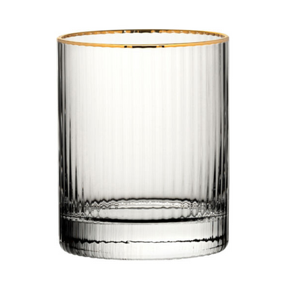 Hayworth DOF Glass, Gold, Set of 6