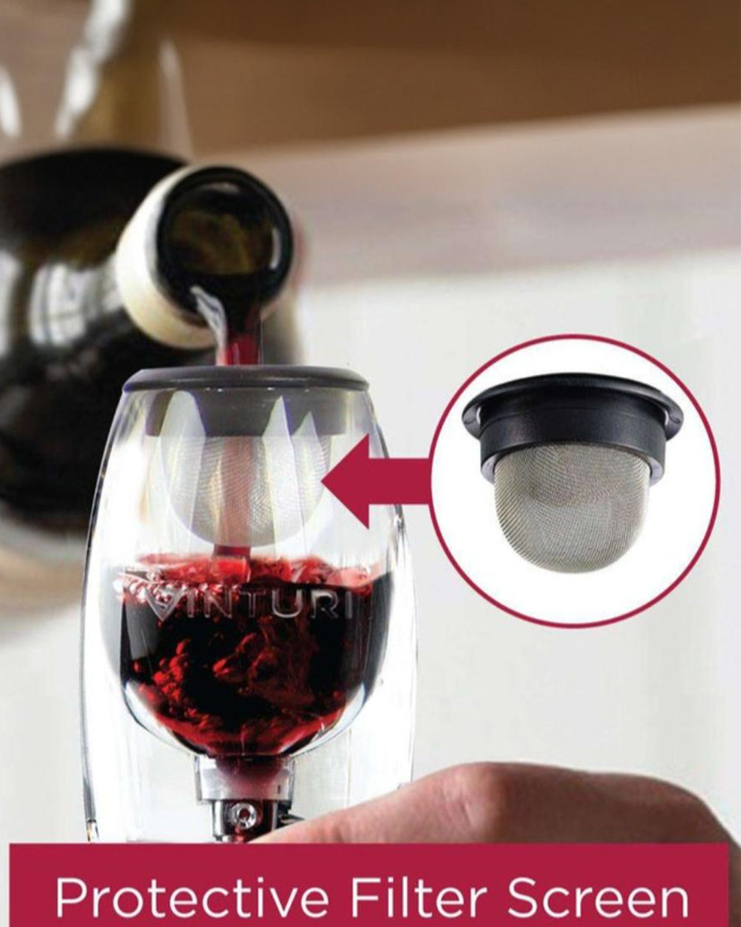 Red Wine Aerator Tower Set