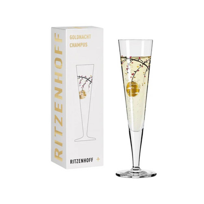 Goldnacht #13 Champagne Glass