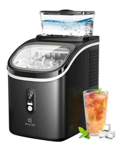 S01M Countertop Ice Maker Machine, Black
