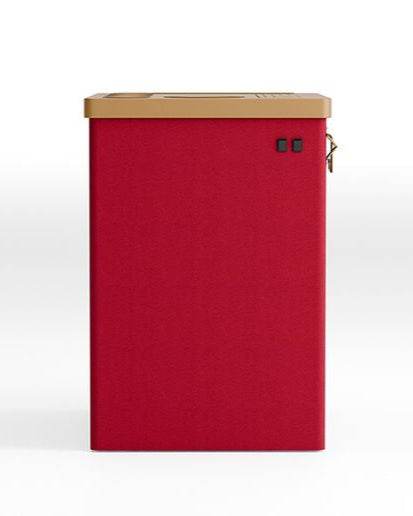 Model X Ruby Red Leather Wrap Bar