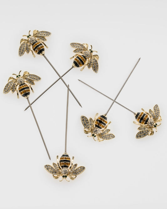 Stripey Bee Cocktail Picks