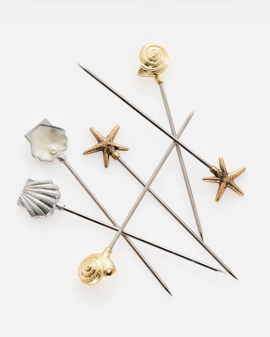 Shell Cocktail Picks