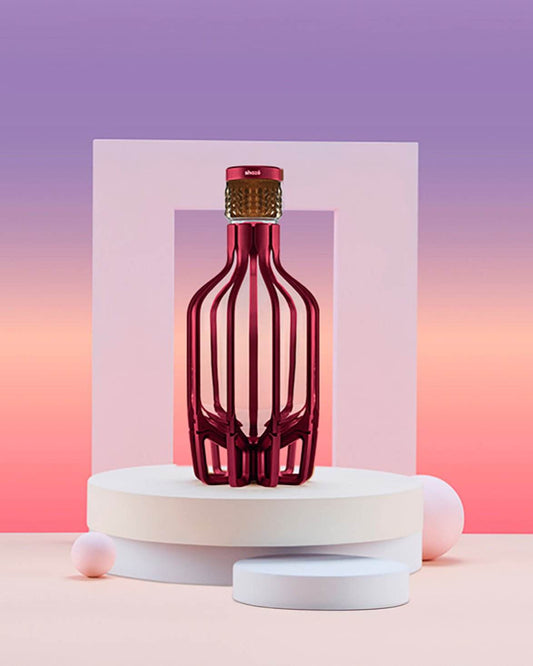 The Cage Decanter, Red