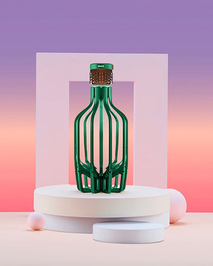 The Cage Decanter, Green