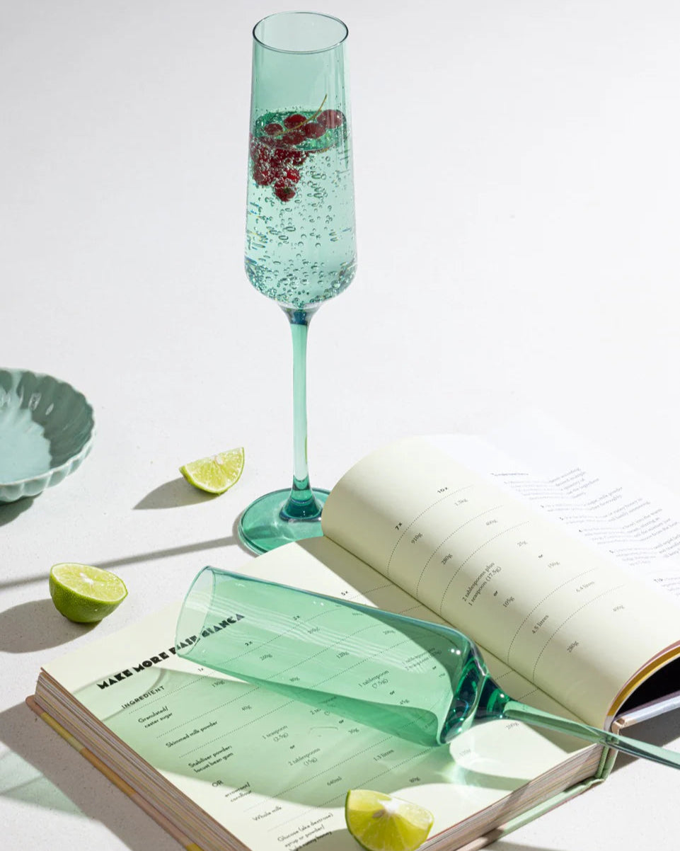 Nature Green Champagne Flute