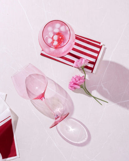 Peonies Pink Goblet