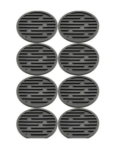 GlasKart's Silicone Coasters (Black) Online