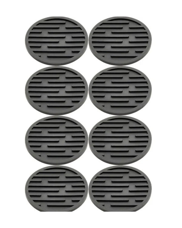 GlasKart's Silicone Coasters (Black) Online