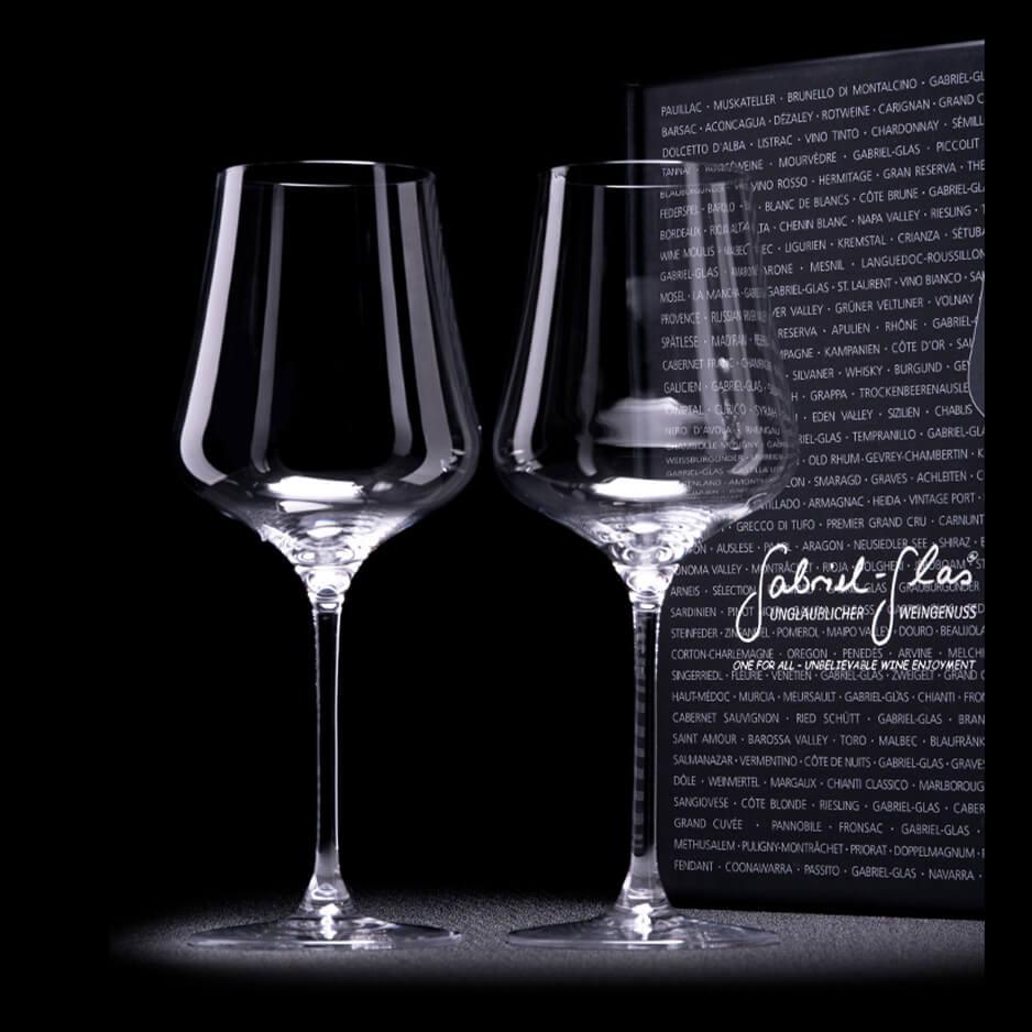 Stand-Art Universal Wine Glass, Set of 2