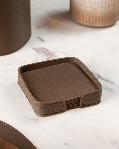 Sterling Square Coaster, Taupe