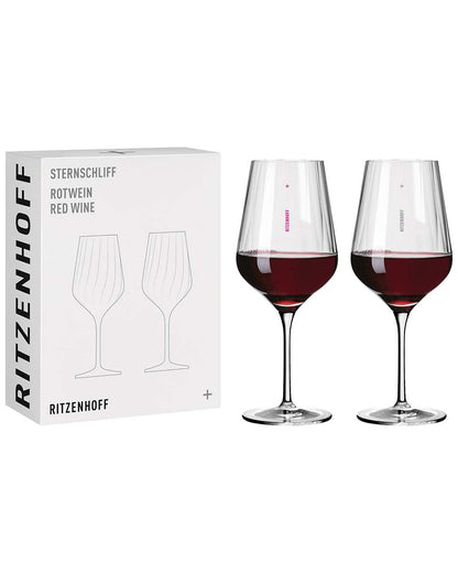 Sternschliff Red Wine Glass