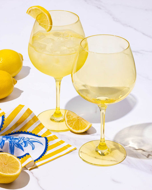 Summer Yellow Goblet