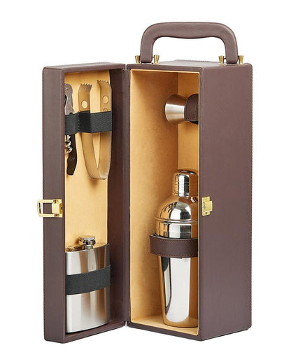 Bar Tools Gift Set - Brown