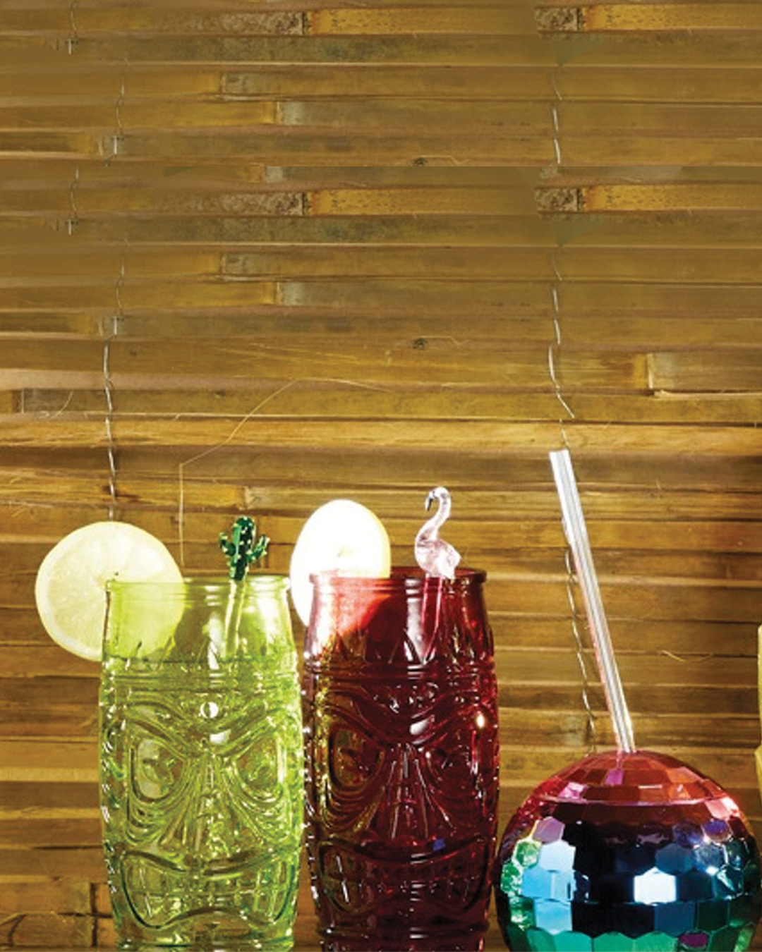 Tropical Glass Stirrers