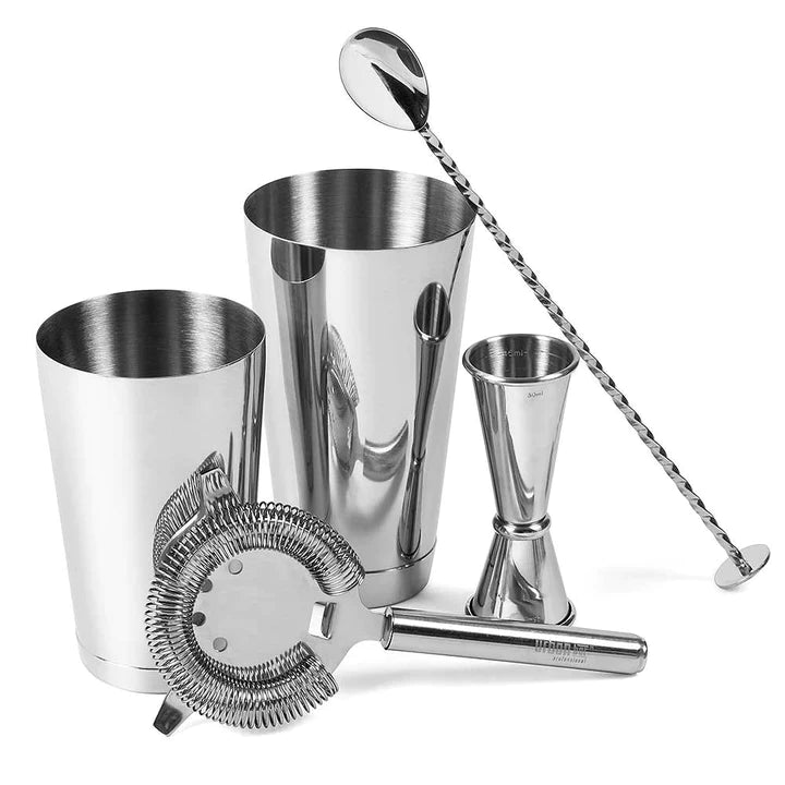 5pc Cocktail Set, Steel