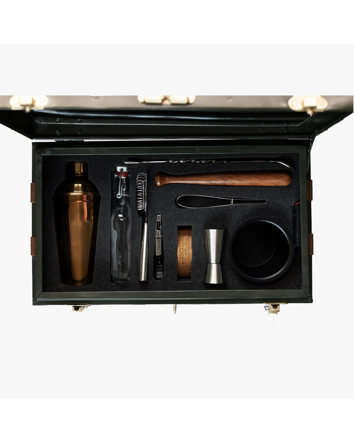 Portable Trunk Bar, Royal Green