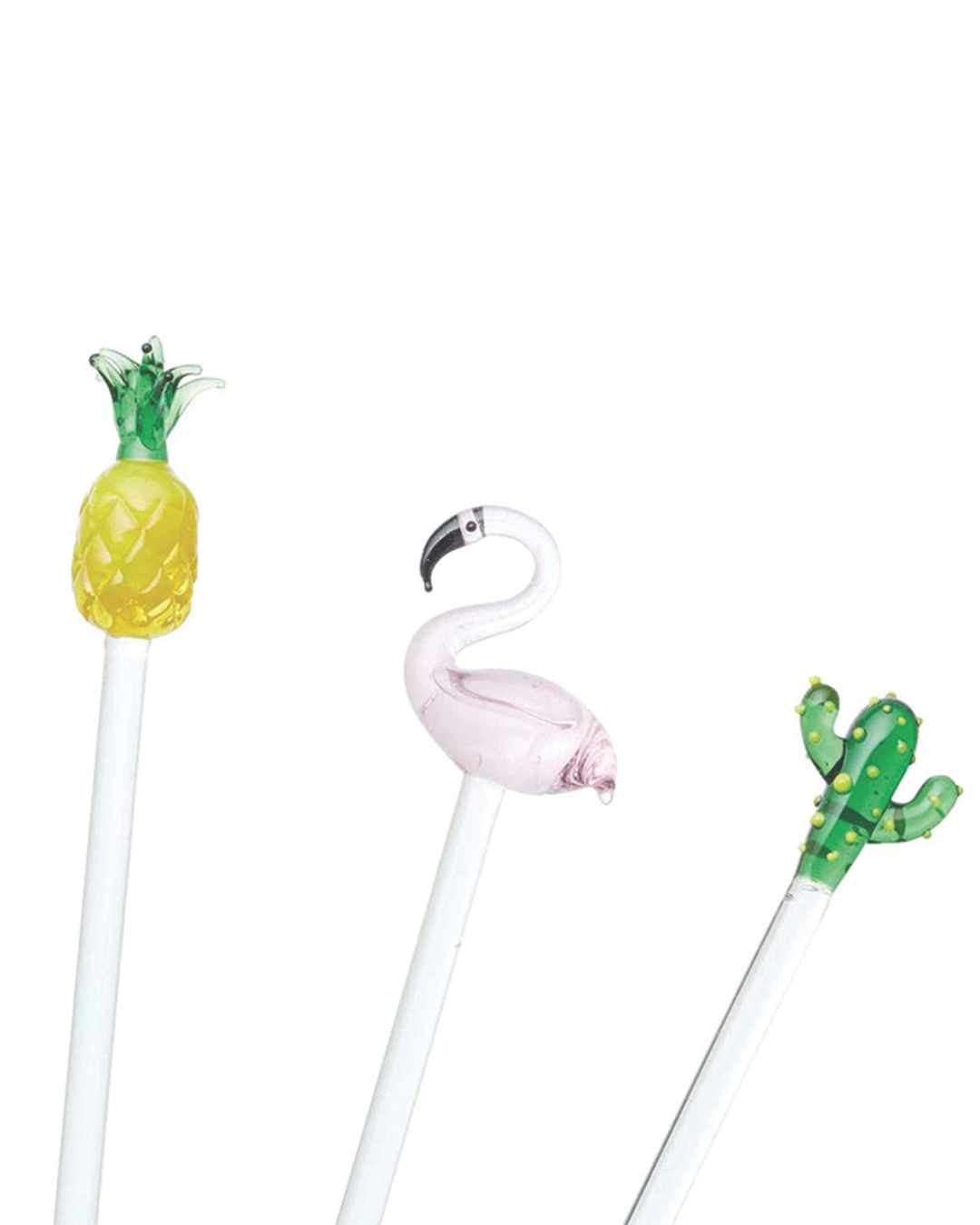 Tropical Glass Stirrers